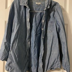 Size xl old navy denim shirt